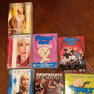 Simpsons, Medium, Family Guy, Desperate Housewives DVD sets Zone 2!!!